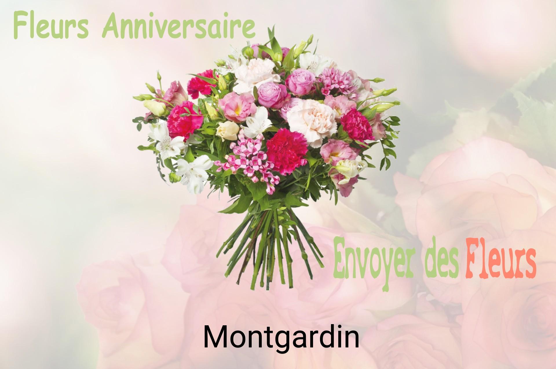 Bouquet de fleurs d’anniversaire livré à Montgardin